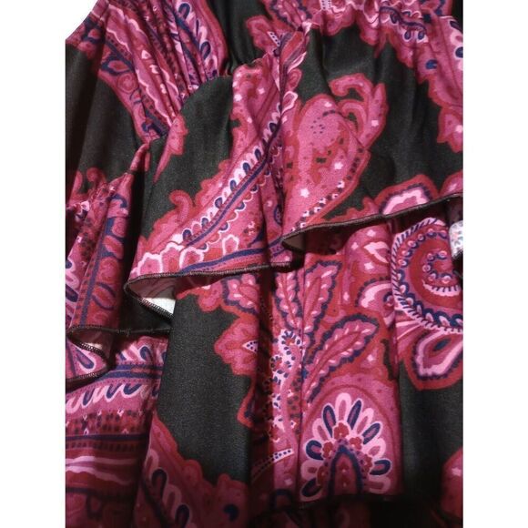 D.F.A New‎ York Shirt Junior Extra Large Sleeveless Ruffle VNECK Y2K - Picture 5 of 7